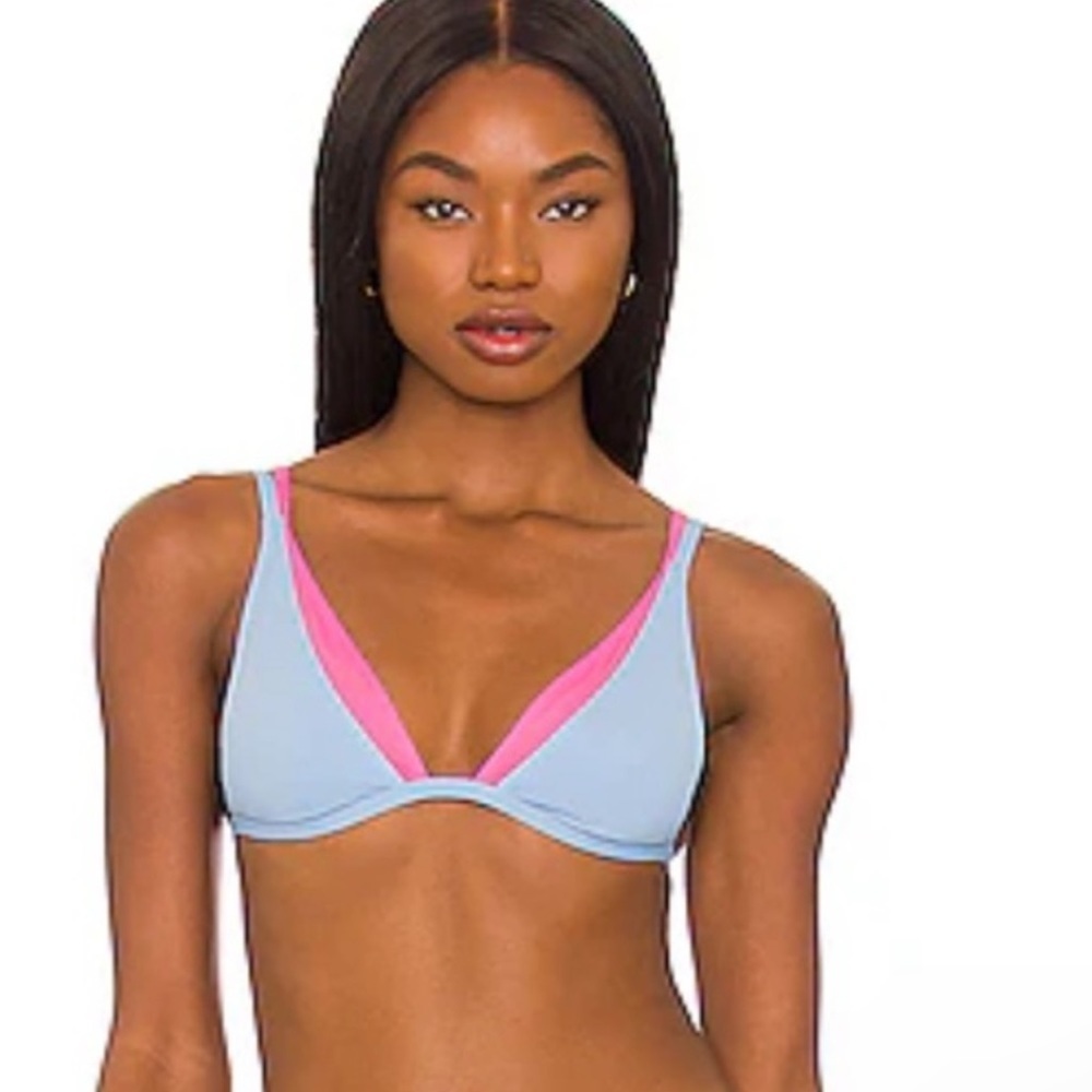 L*Space | Finneas Bikini Top in Aura & Bubble Gum | XL